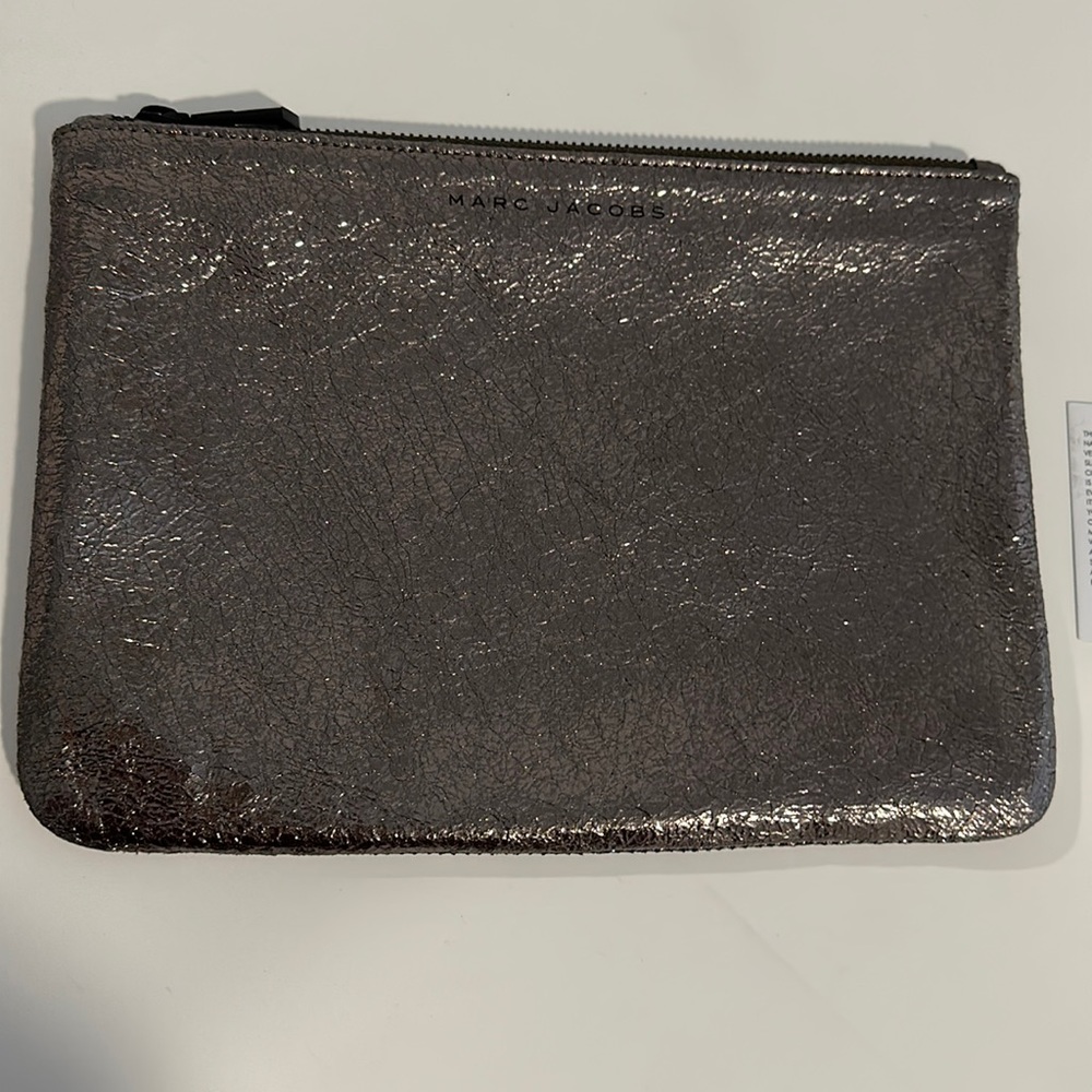 Marc Jacobs sparkly silver pouch / clutch